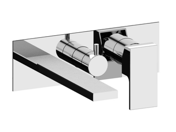 VITA DUE 35528 - Wall-mounted bathtub mixer with diverter by Rubinetterie Frattini - view 2